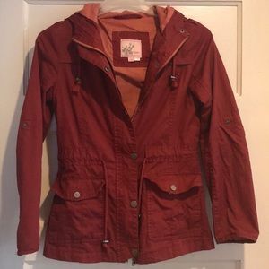 Maroon Utility Jacket